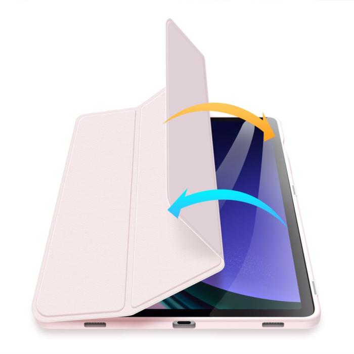 Bild 5, DUX DUCIS Galaxy Tab S9 FE Fodral TOBY Hybrid Rosa
