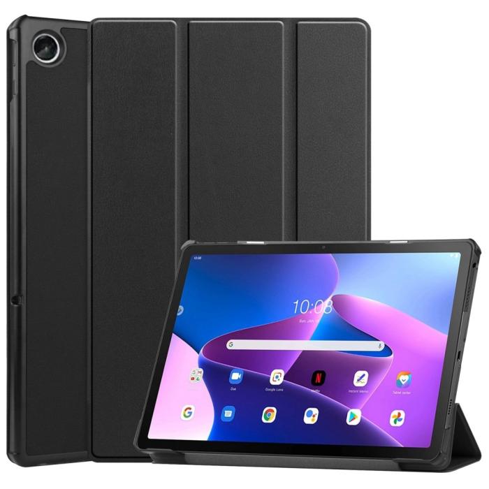 Bild 1, Lenovo Tab M10 Plus Gen 3 Fodral Tri-Fold Svart