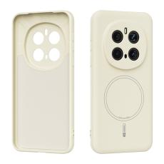 ABEEL Honor Magic7 Pro Skal MagSafe Liquid Silicone Beige