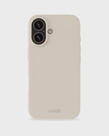 holdit iPhone 16 Mobilskal Silikon Ljus Beige