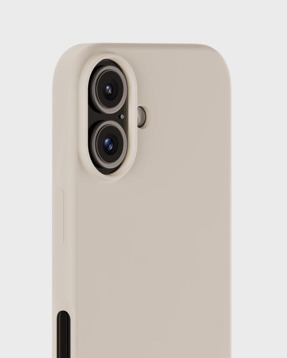 Bild 4, holdit iPhone 16 Mobilskal Silikon Ljus Beige