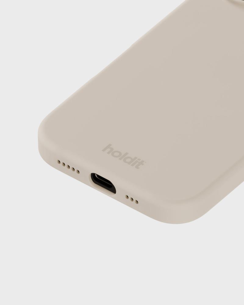 holdit iPhone 16 Mobilskal Silikon Ljus Beige