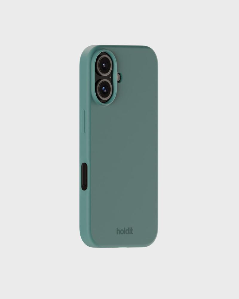 holdit iPhone 16 Mobilskal Silikon Moss Green