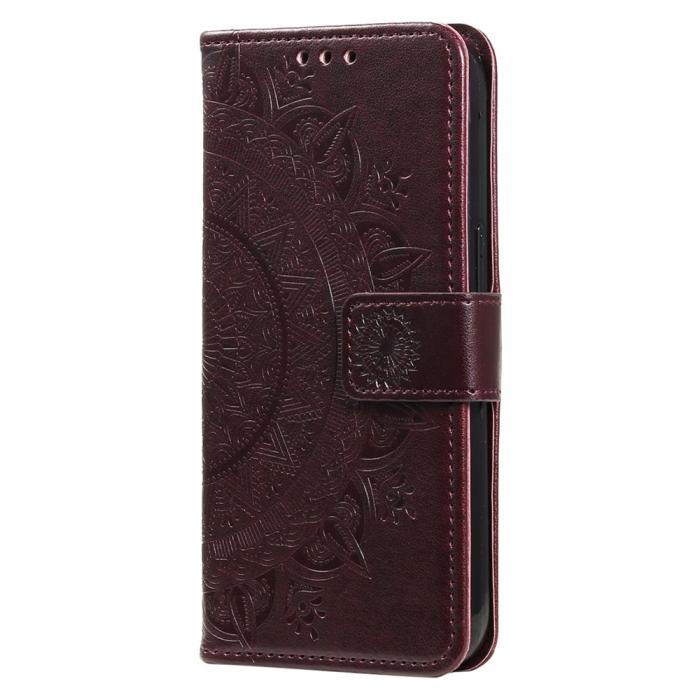 Bild 5, OnePlus 15R Fodral Mandala Läder Brun
