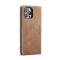 CASEME iPhone 14 Pro Fodral Retro Flip Brun