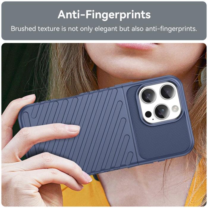 Bild 5, iPhone 16 Pro Max Skal Twill Textur Blå