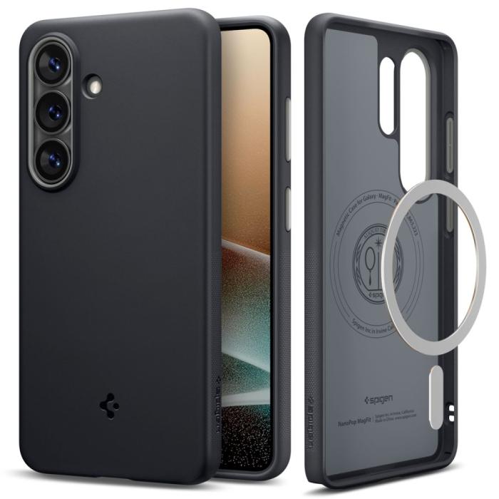 Bild 2, Spigen Galaxy S26 Ultra Skal MagSafe Nano Pop Black Sesame