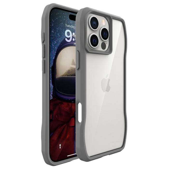 Bild 1, iPhone 16 Pro Skal Shockproof Hybrid Grå