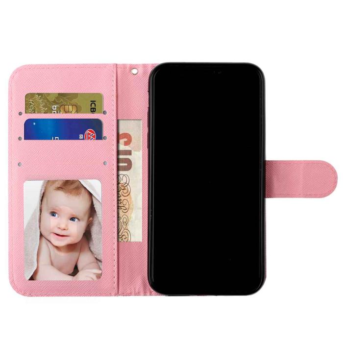 Bild 5, Xiaomi Redmi 15C Fodral Med Tryck Rosa Björnar
