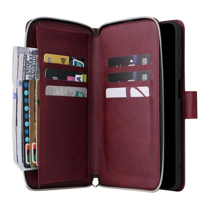 Bild 3, Samsung Galaxy S26 Fodral Multifunktionellt Vinröd