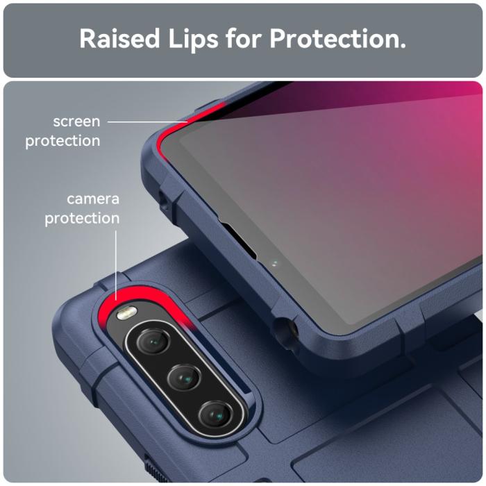 Bild 6, Sony Xperia 10 V Skal TPU Robust Blå