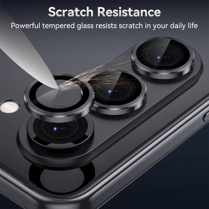 Bild 2, ENKAY Samsung Galaxy Z Fold 7 Linsskydd Svart