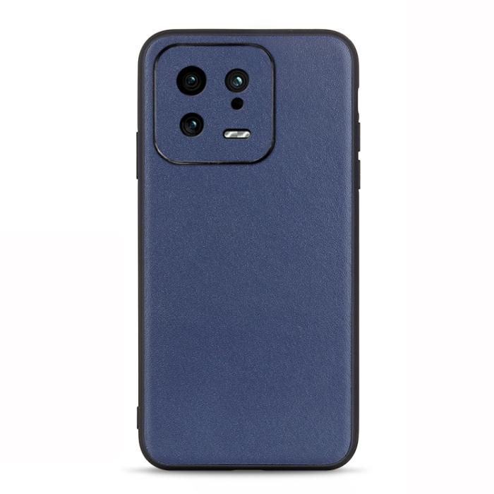 Bild 1, Xiaomi 13 5G Skal Äkta Läder Blå
