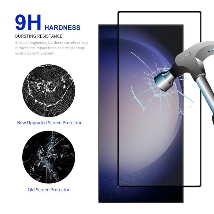 Bild 3, ENKAY Galaxy S26 Ultra 2-PACK Skärmskydd Heltäckande Härdat Glas