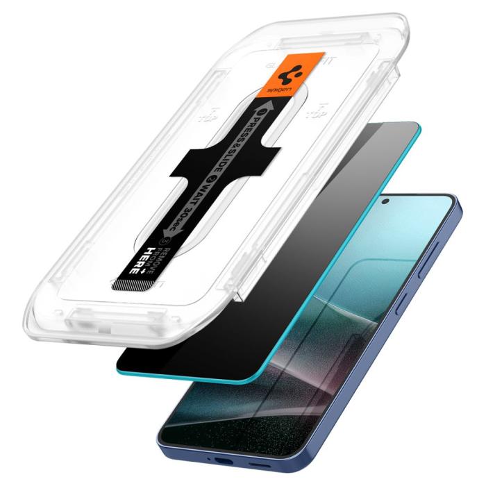 Bild 4, Spigen Galaxy S25 Plus/S24 Plus 2-PACK Skärmskydd GLAS.tR