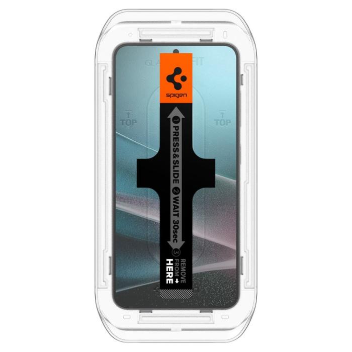 Bild 6, Spigen Galaxy S25 Plus/S24 Plus 2-PACK Skärmskydd GLAS.tR