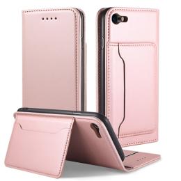 iPhone 7/8/SE Fodral Skin Feel Kortfack Roséguld