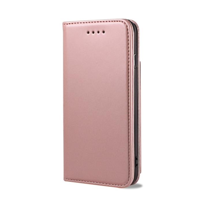 Bild 2, iPhone 7/8/SE Fodral Skin Feel Kortfack Roséguld
