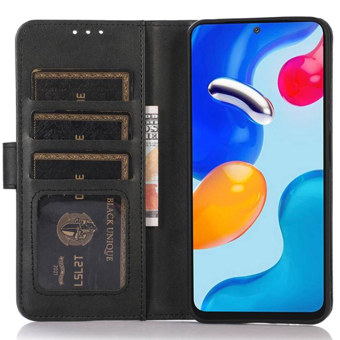 Bild 2, Samsung Galaxy A05s 4G Fodral Läder Svart