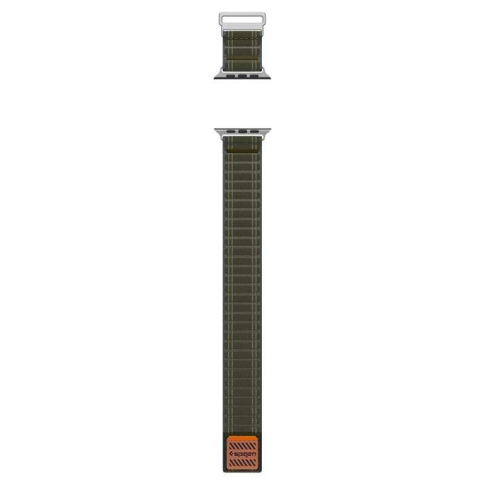 Bild 5, Spigen Apple Watch 42/44/45/46/49 mm Klockarmband Grön