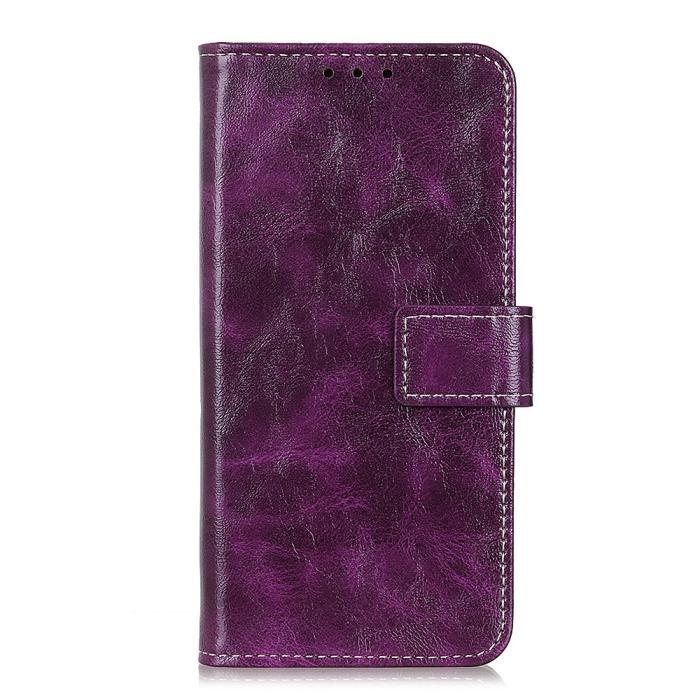 Bild 4, Samsung Galaxy A52 / A52s - Retro Crazy Horse Fodral - Lila