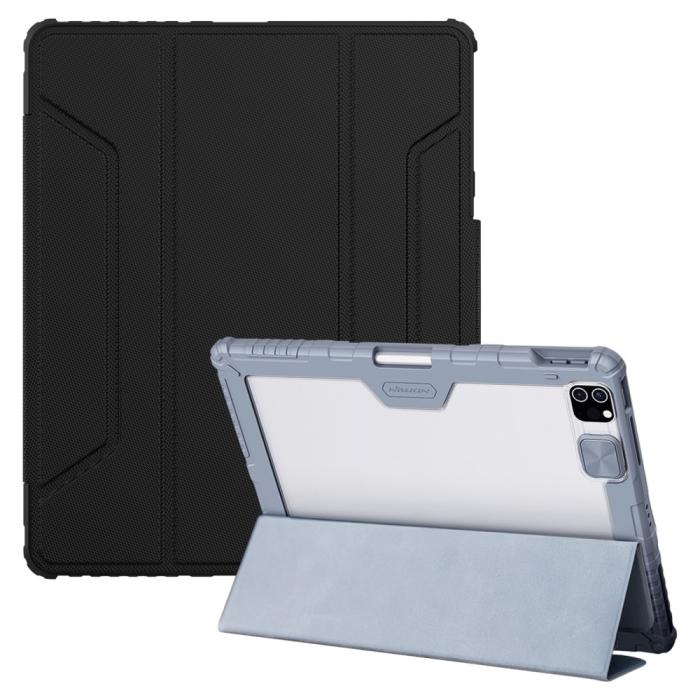 Bild 1, iPad Pro 12.9 (2020/2021) - NILLKIN CamShield Shockproof Tri-Fold Fodral - Svart
