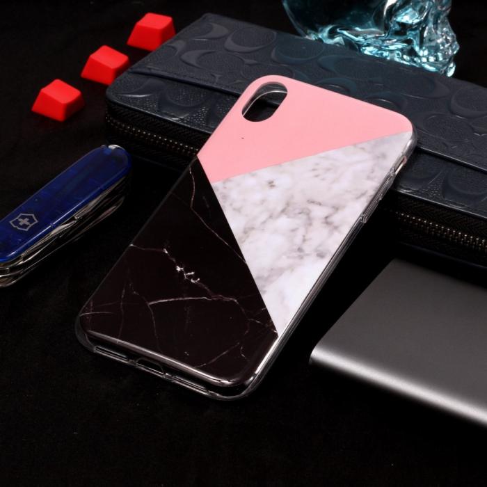 Bild 4, iPhone X/Xs Marmor TPU Skal