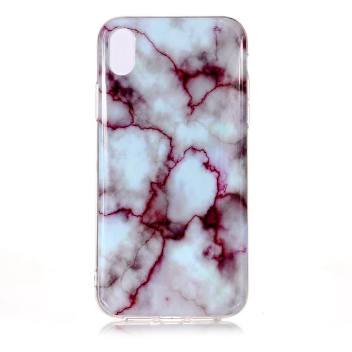 Bild 1, iPhone X/Xs Marmor TPU Skal