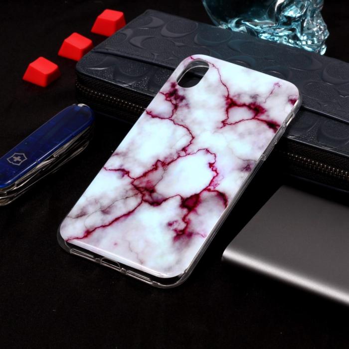 Bild 4, iPhone X/Xs Marmor TPU Skal