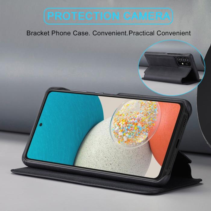 Bild 5, LC.IMEEKE Samsung Galaxy A53 5G Fodral Retro Flip Svart