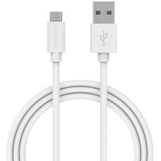 Smartline 3m Micro USB Laddningskabel Vit