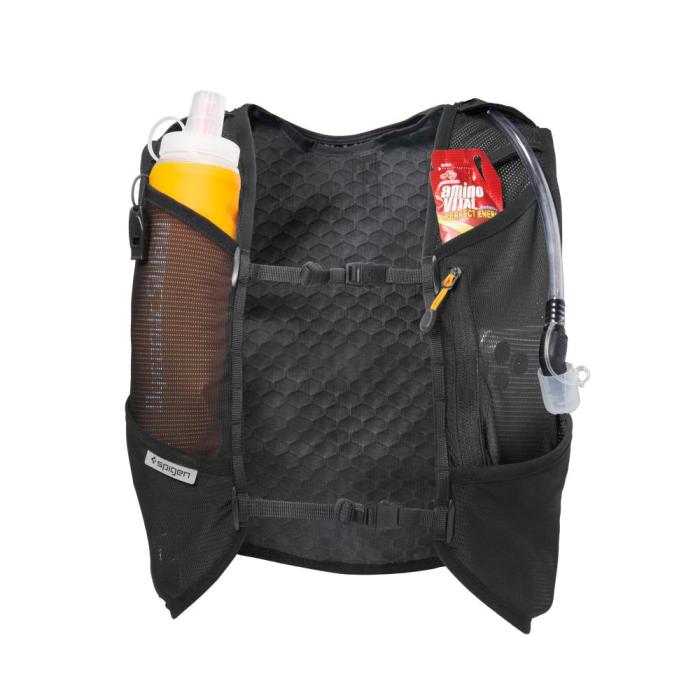 Bild 3, Spigen Löparväst Inkl. Vattenflaska Dynamic Shield Storlek M-L Svart