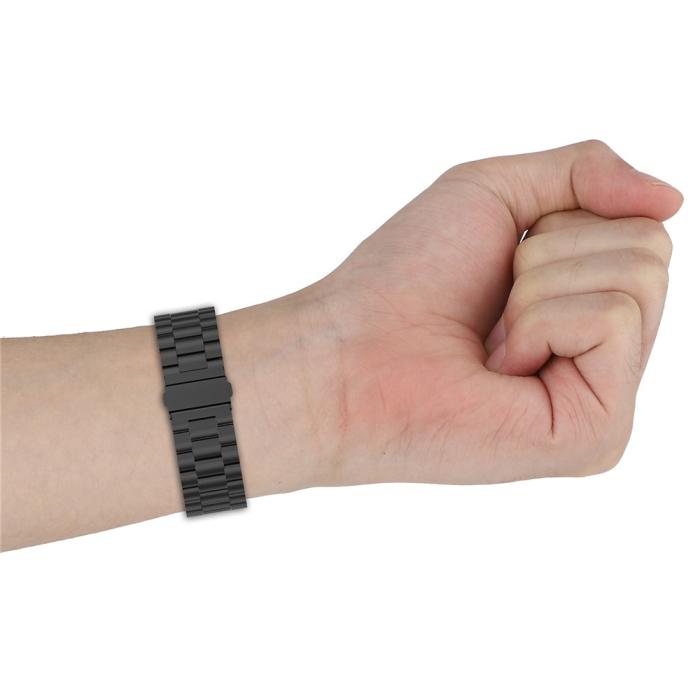 Bild 5, Galaxy Watch 8 46/44/40 mm Armband Rostfritt Stål Svart
