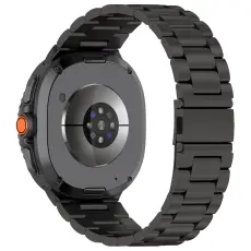 Galaxy Watch 8 46/44/40 mm Armband Rostfritt St&aring;l Svart