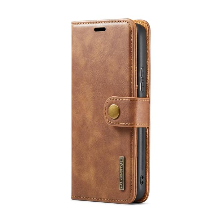 Bild 2, DG.MING Samsung Galaxy S22 Fodral 2in1 Magnet Fodral / Skal Brun