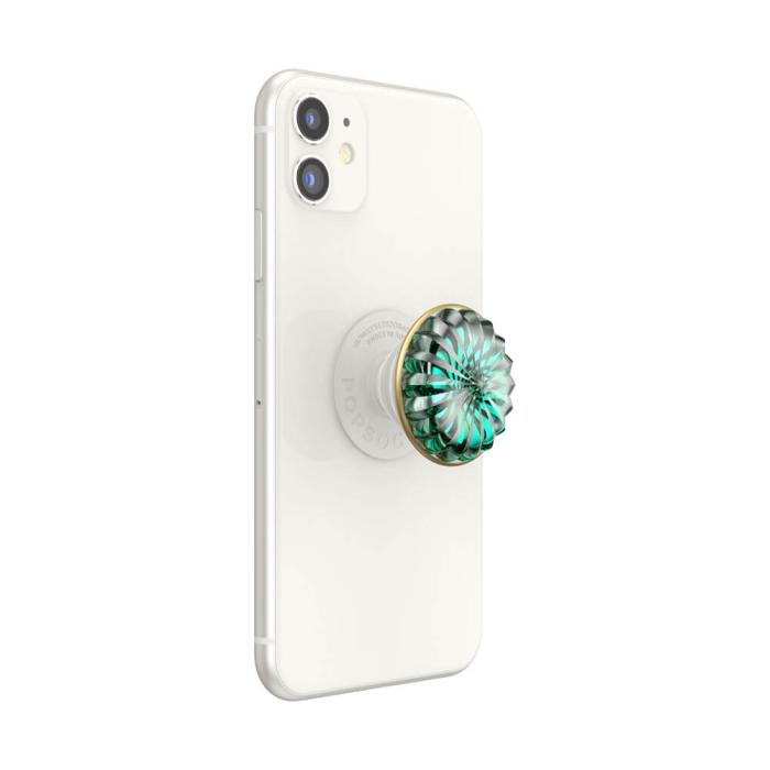 Bild 9, PopSockets Avtagbart Grip med Ställfunktion LUXE Deco Sea Foam
