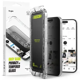 Ringke iPhone 16 Pro 2-PACK Skärmskydd Easy Slide Privacy