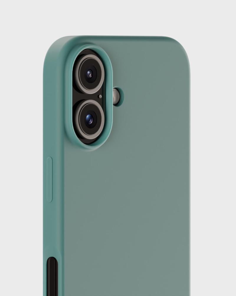 holdit iPhone 16 Mobilskal Silikon Moss Green