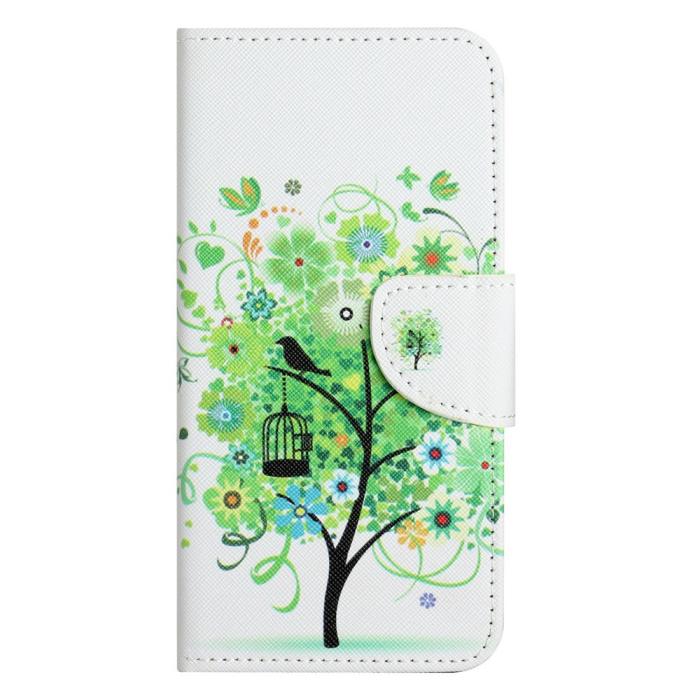 Bild 4, Motorola Moto G86 Power/G86 5G Fodral Läder Grönt Träd