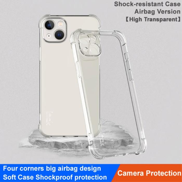Bild 3, IMAK iPhone 15 Plus Skal Shockproof TPU Transparent