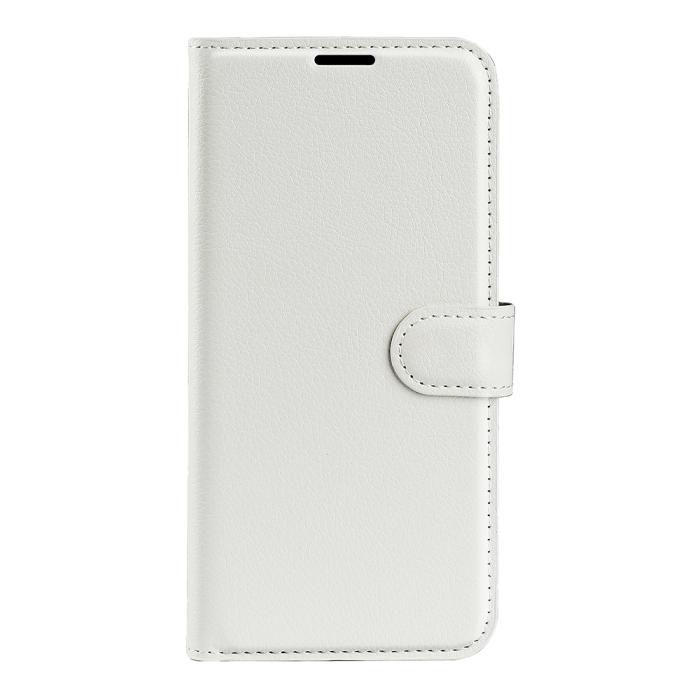 Bild 2, Samsung Galaxy S26 Ultra Fodral Litchi Läder Vit