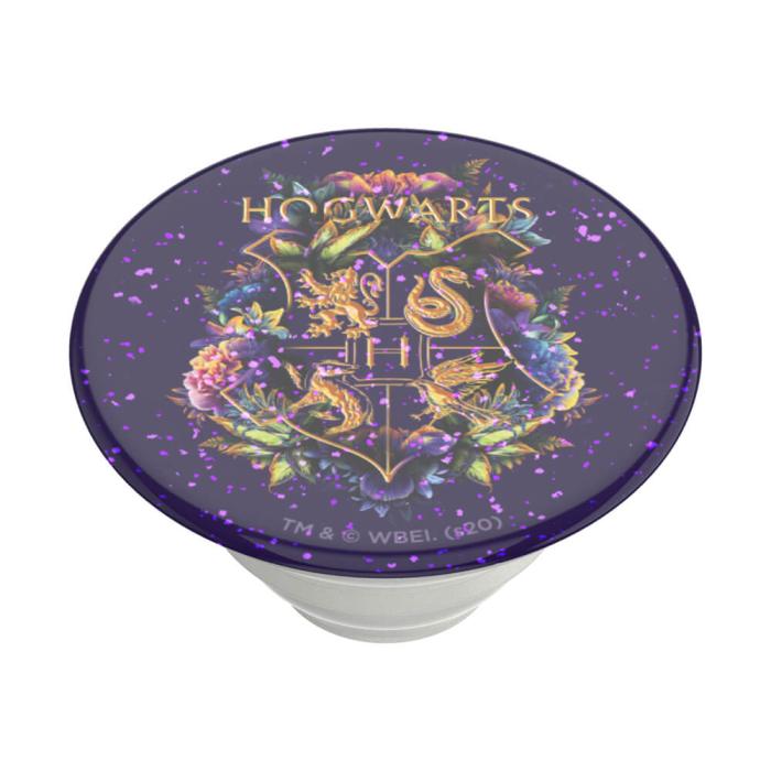 Bild 4, PopSockets PopGrip Glitter Hogwarts Floral