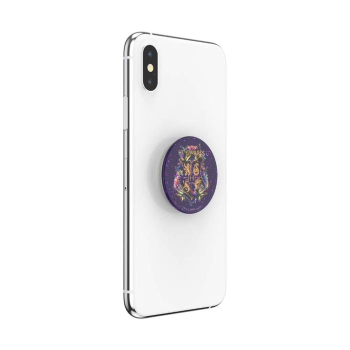 Bild 7, PopSockets PopGrip Glitter Hogwarts Floral
