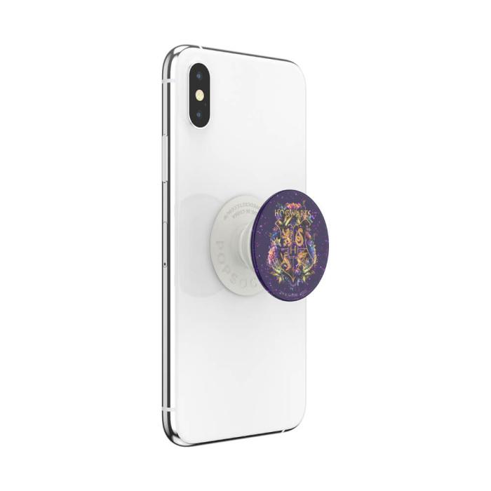 Bild 8, PopSockets PopGrip Glitter Hogwarts Floral