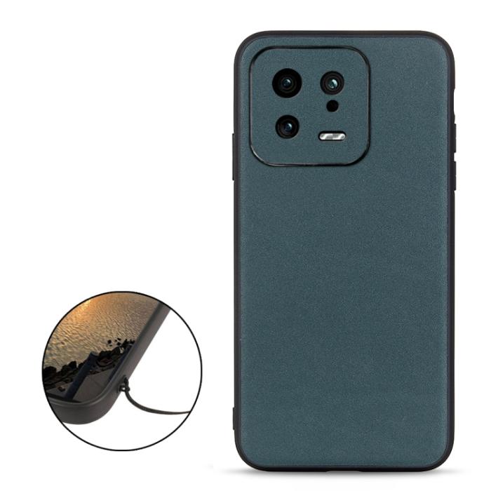 Bild 2, Xiaomi 13 5G Skal Äkta Läder Grön