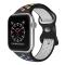 Sportarmband Dual-Color Apple Watch 41/40/38 mm (S/M) Svart/Rainbow