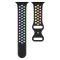 Sportarmband Dual-Color Apple Watch 41/40/38 mm (S/M) Svart/Rainbow