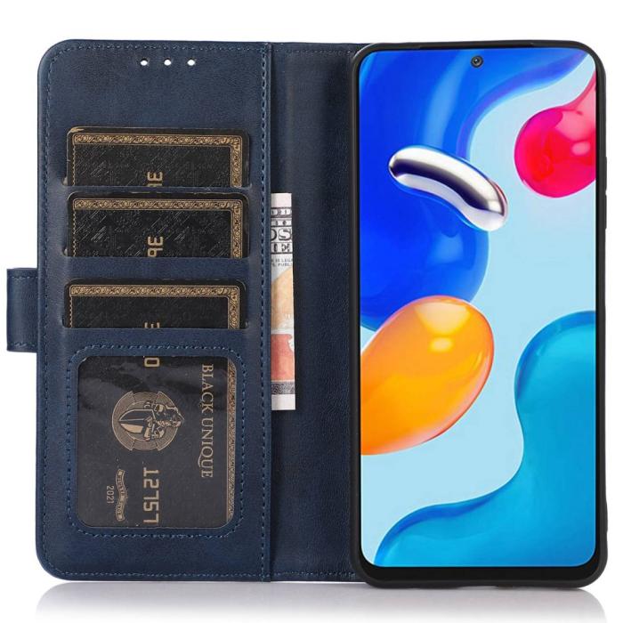 Bild 2, Samsung Galaxy A05s 4G Fodral Läder Blå