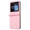 Samsung Galaxy Z Flip 5 Skal Diamond Textur Rosa