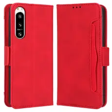 Sony Xperia 5 IV Fodral Med Avtagbart Kortfodral R&ouml;d